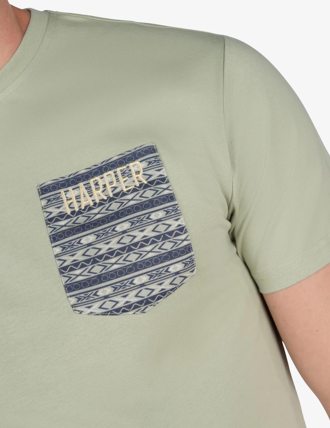 HARPER CAMISETA POCKET MILITARY LIGHT
