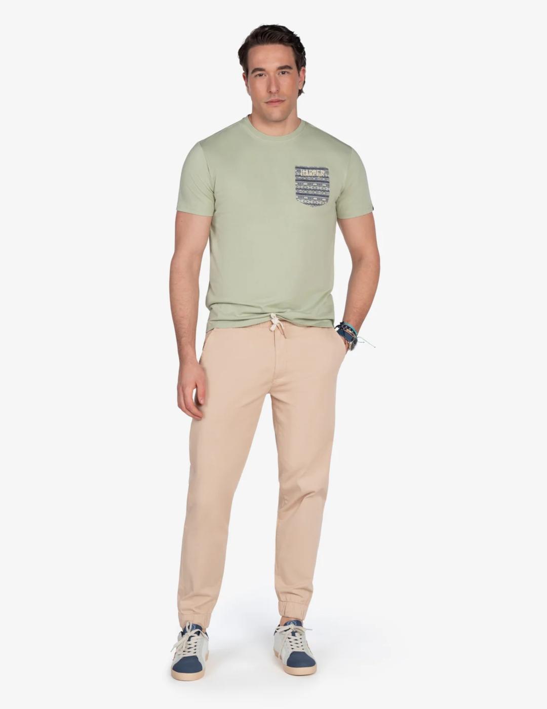 HARPER CAMISETA POCKET MILITARY LIGHT