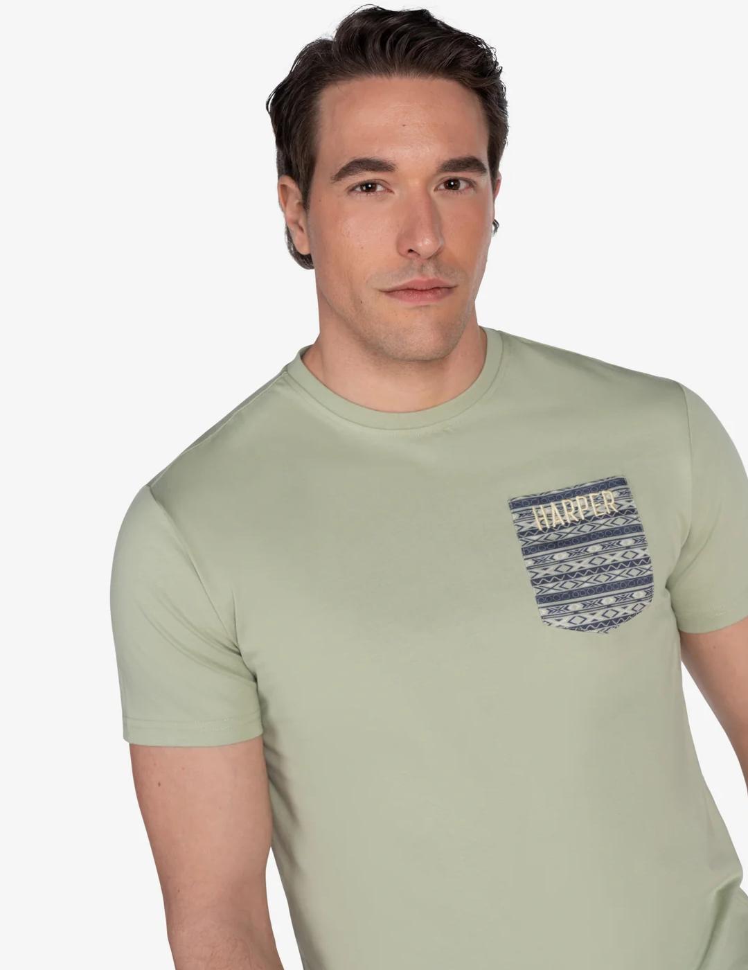 HARPER CAMISETA POCKET MILITARY LIGHT