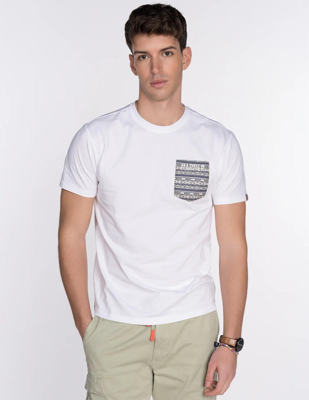 HARPER CAMISETA POCKET WHITE