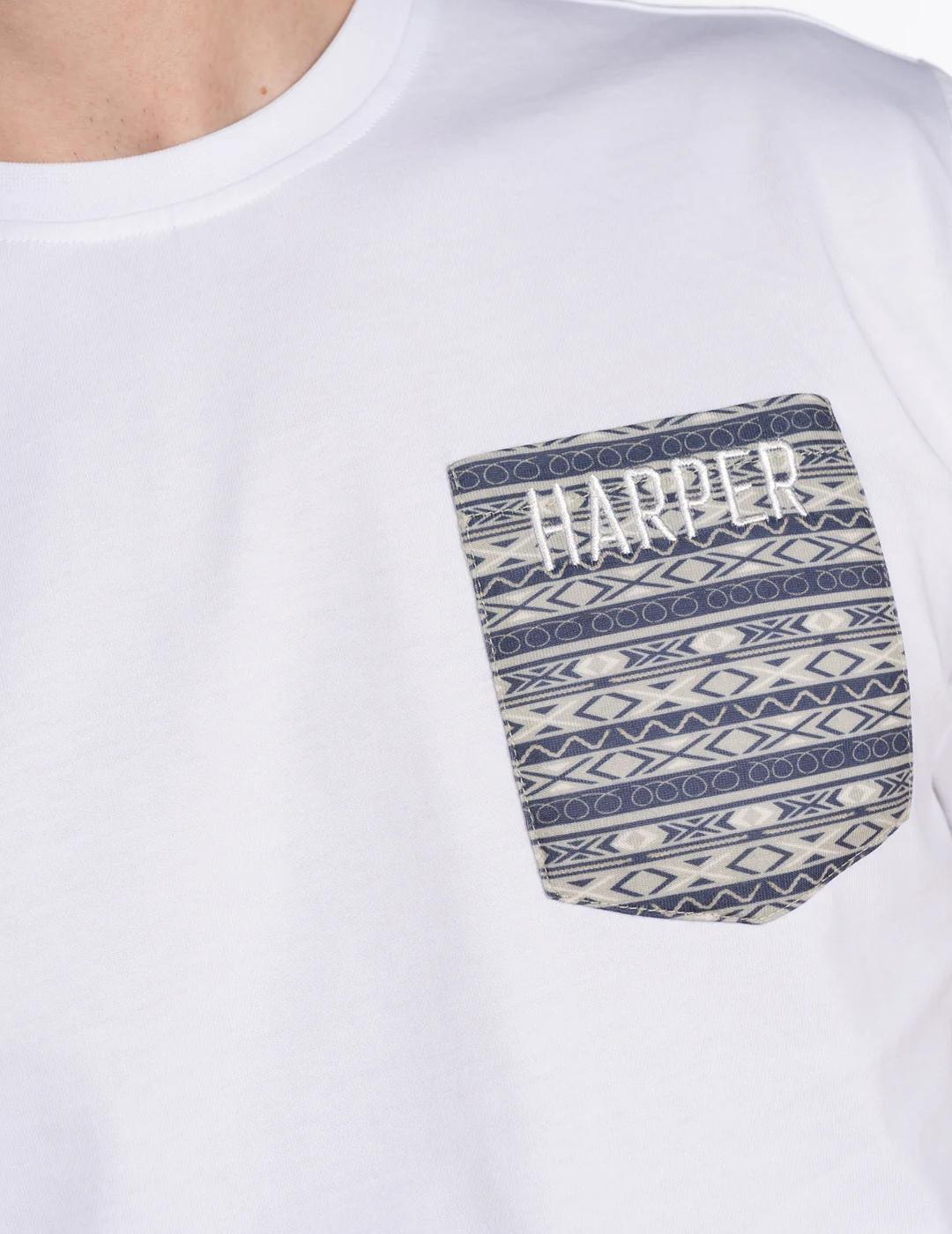 HARPER CAMISETA POCKET WHITE