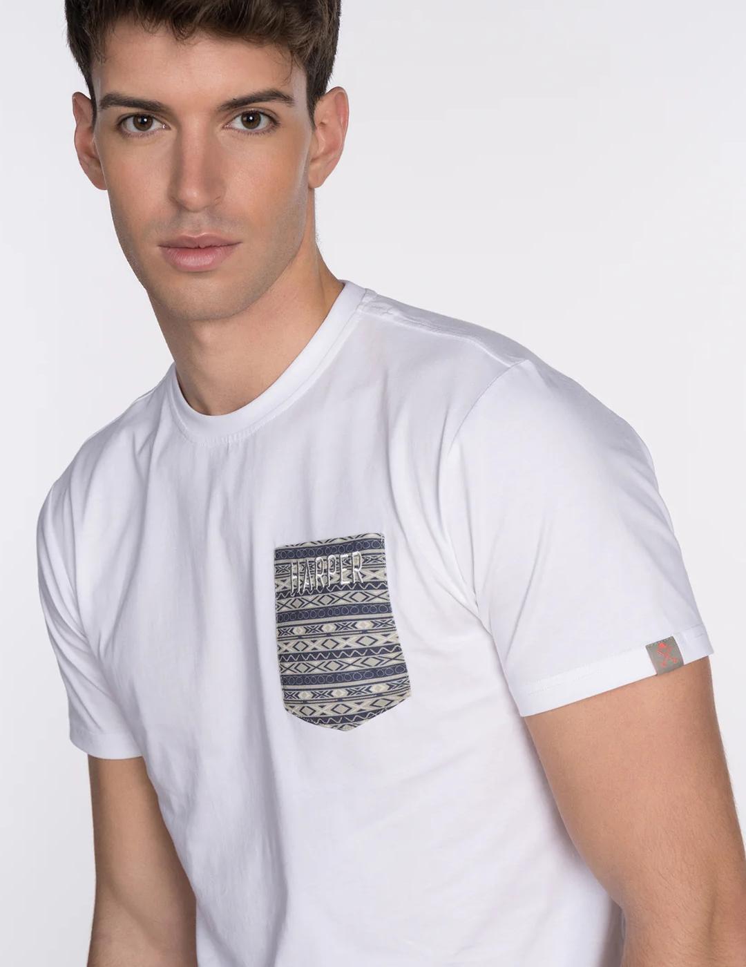 HARPER CAMISETA POCKET WHITE