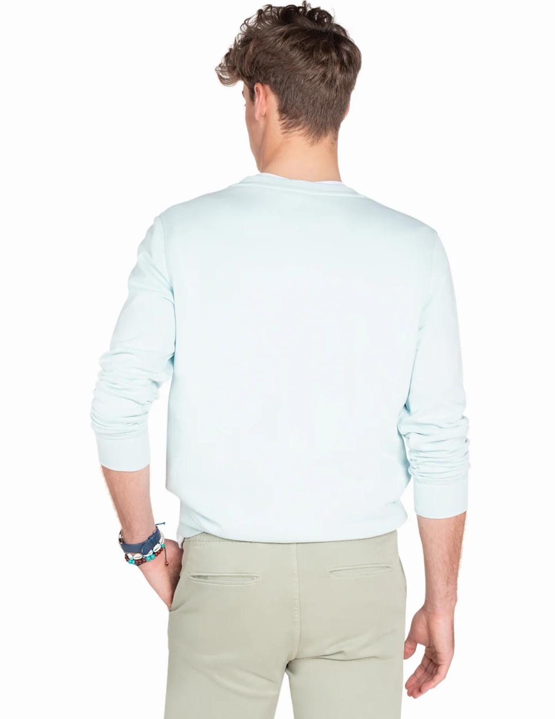 HARPER SUDADERA RETRO TURQUESA LIGHT