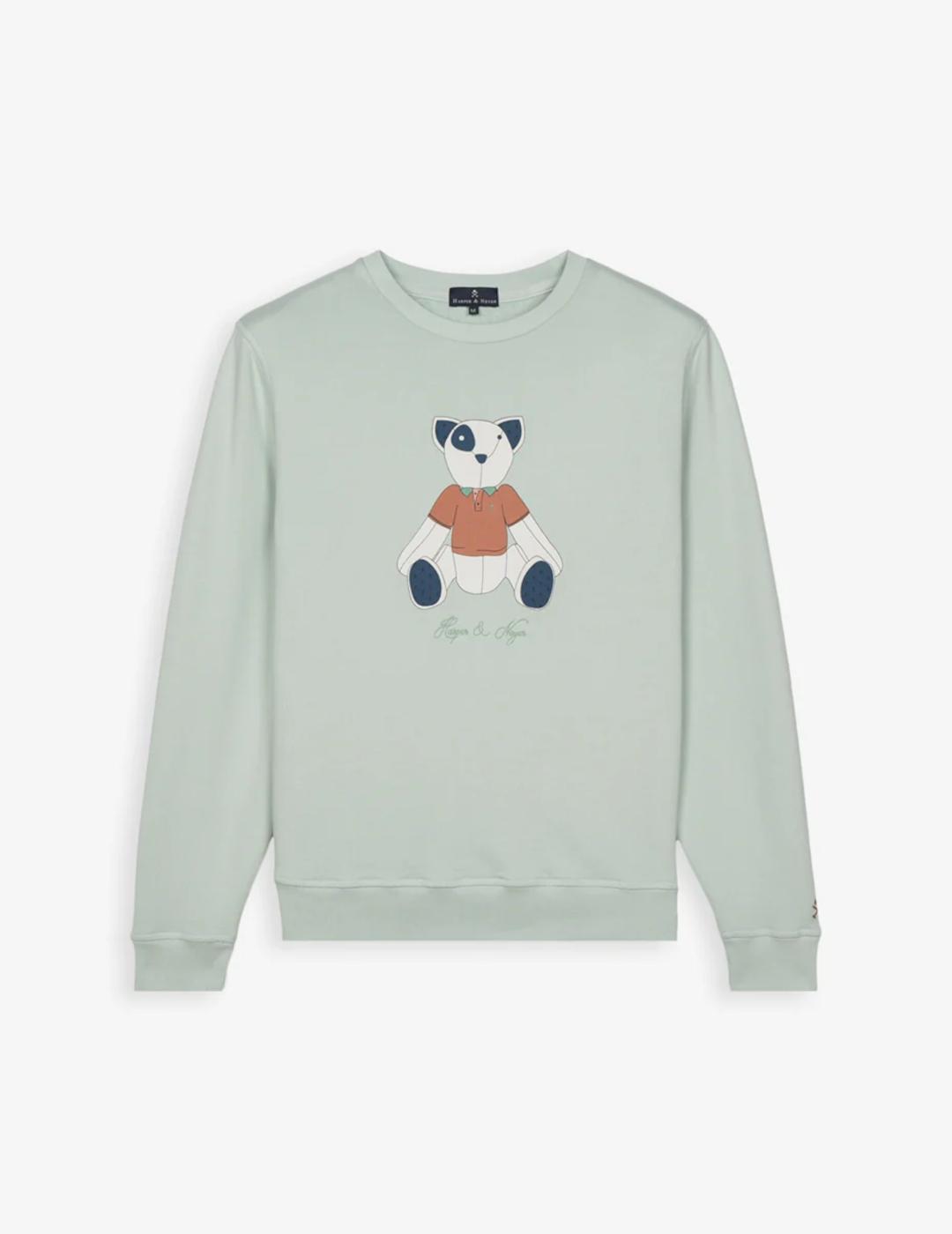 HARPER SUDADERA TEDDY TURQUESA LIGHT