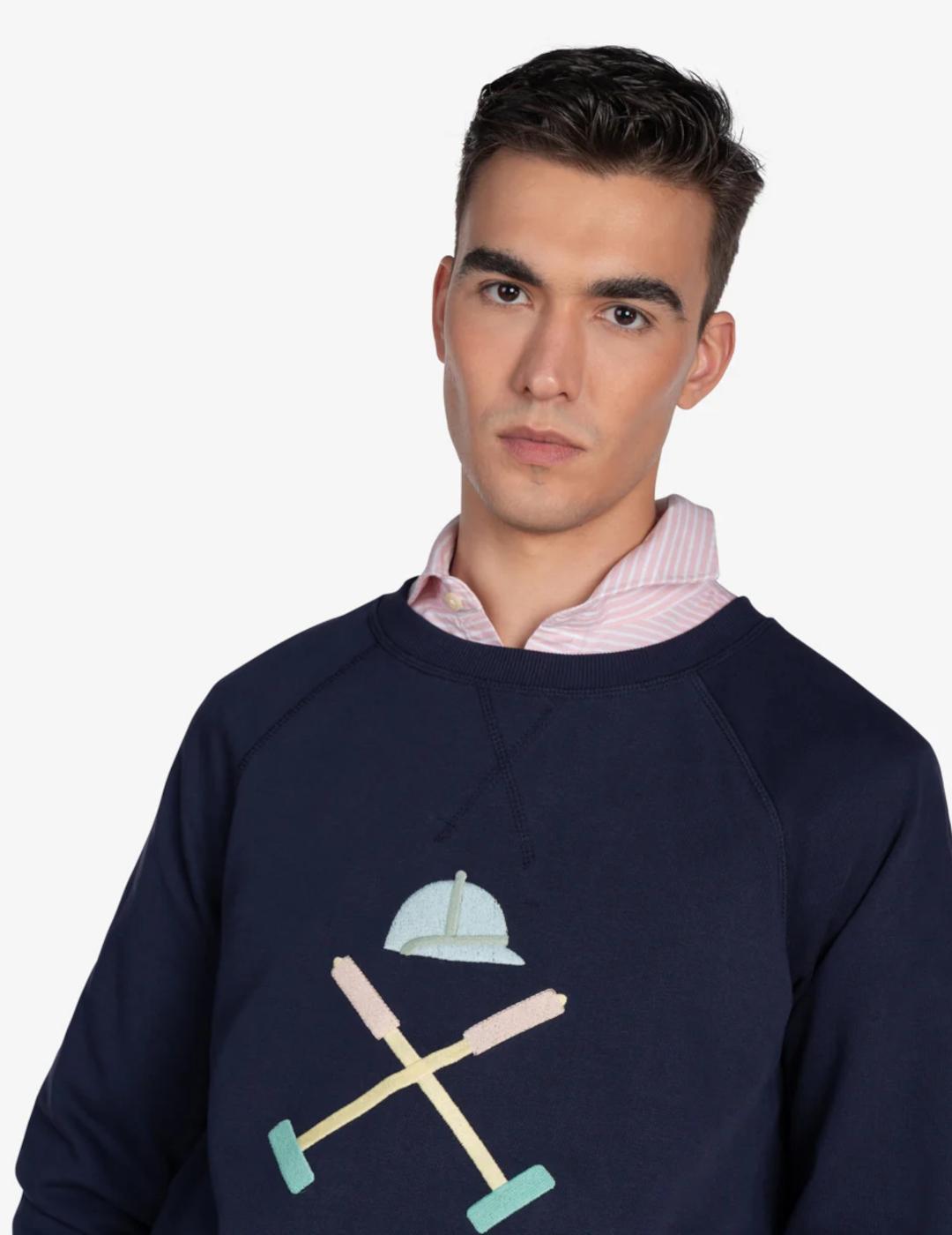 HARPER SUDADERA VERMONT NAVY BLUE