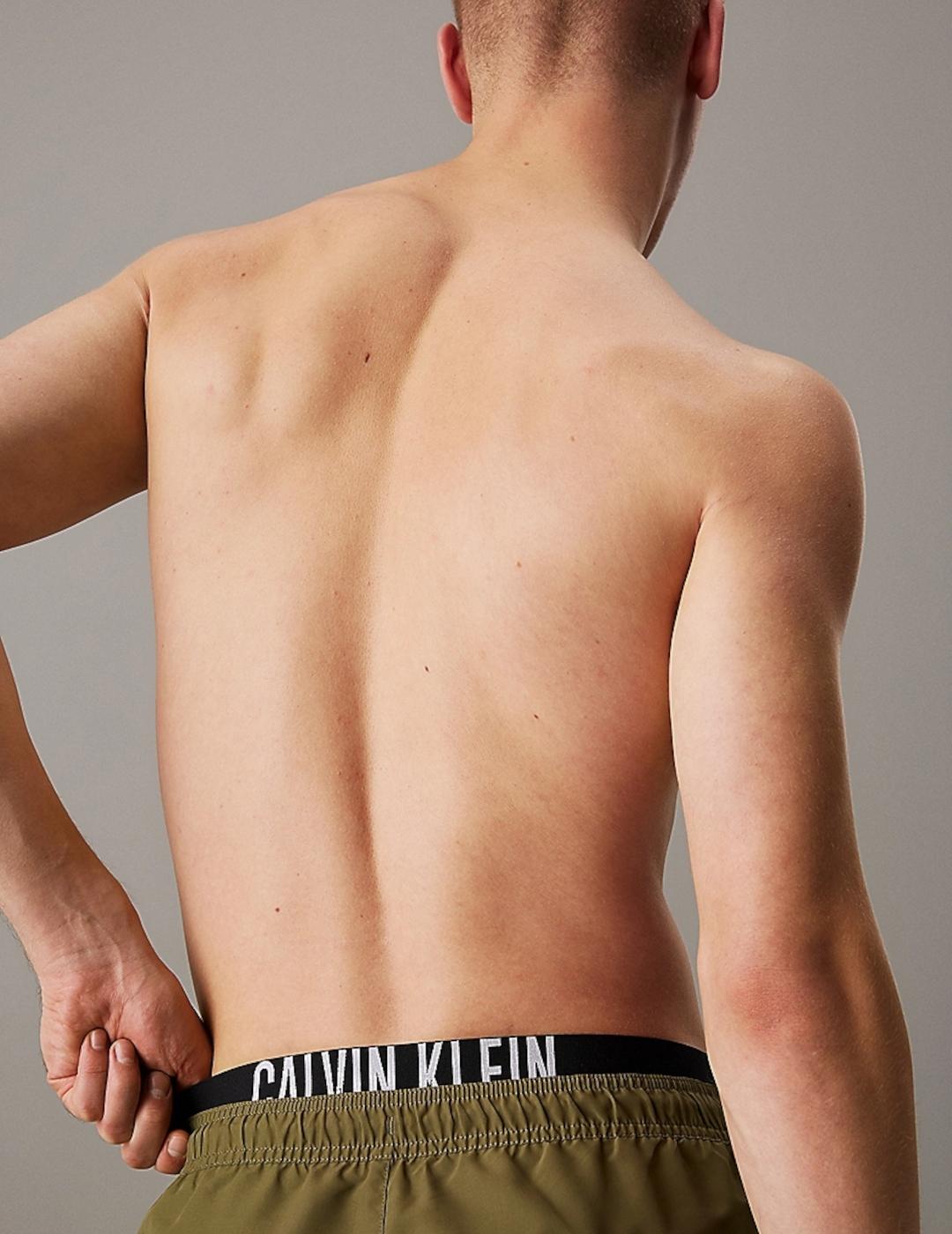 CALVIN BAÑADOR OLIVA DOBLE GOMA