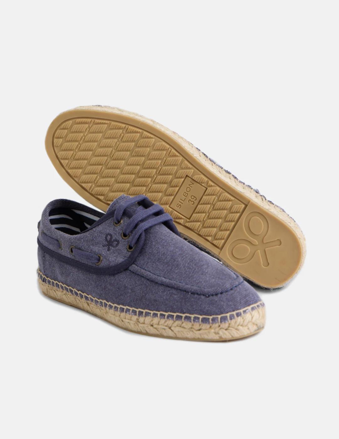 SILBON ALPARGATA NAUTICO AZUL