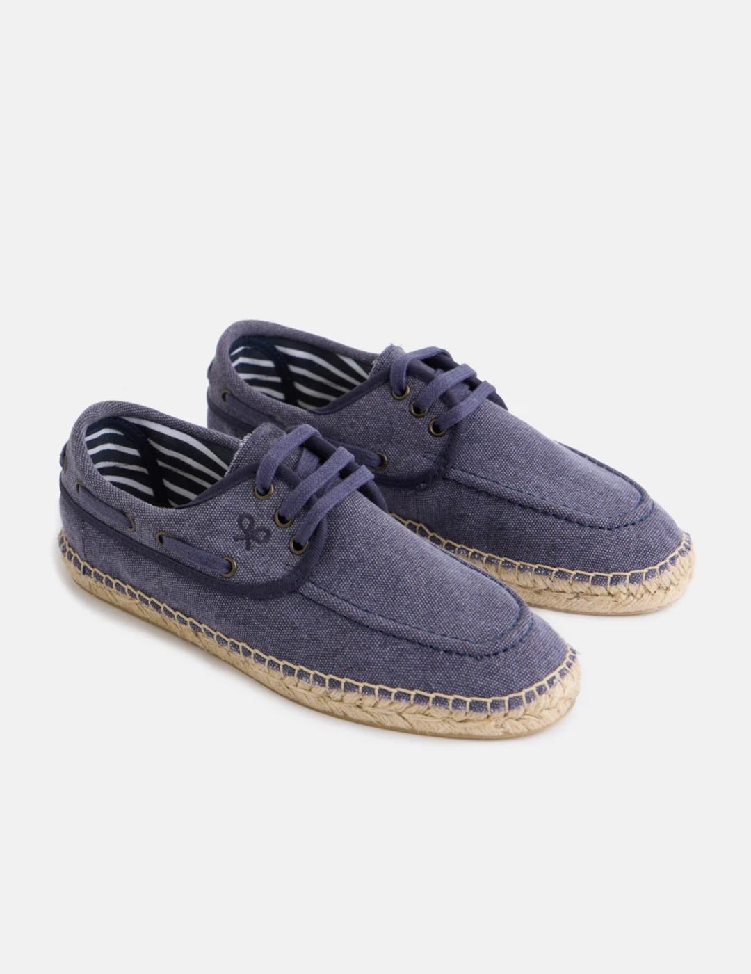 SILBON ALPARGATA NAUTICO AZUL