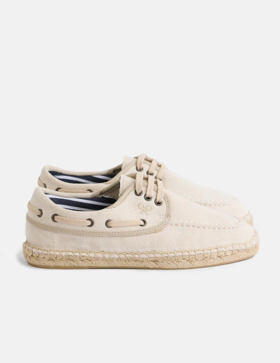 SILBON ALPARGATA NAUTICO BEIGE