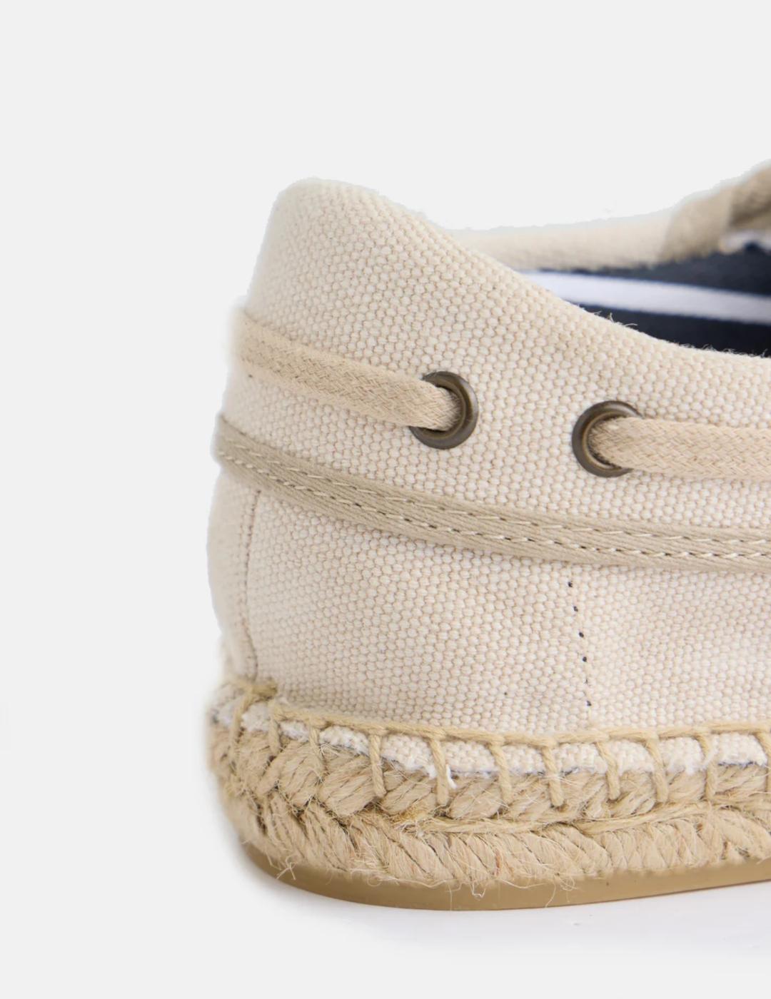 SILBON ALPARGATA NAUTICO BEIGE