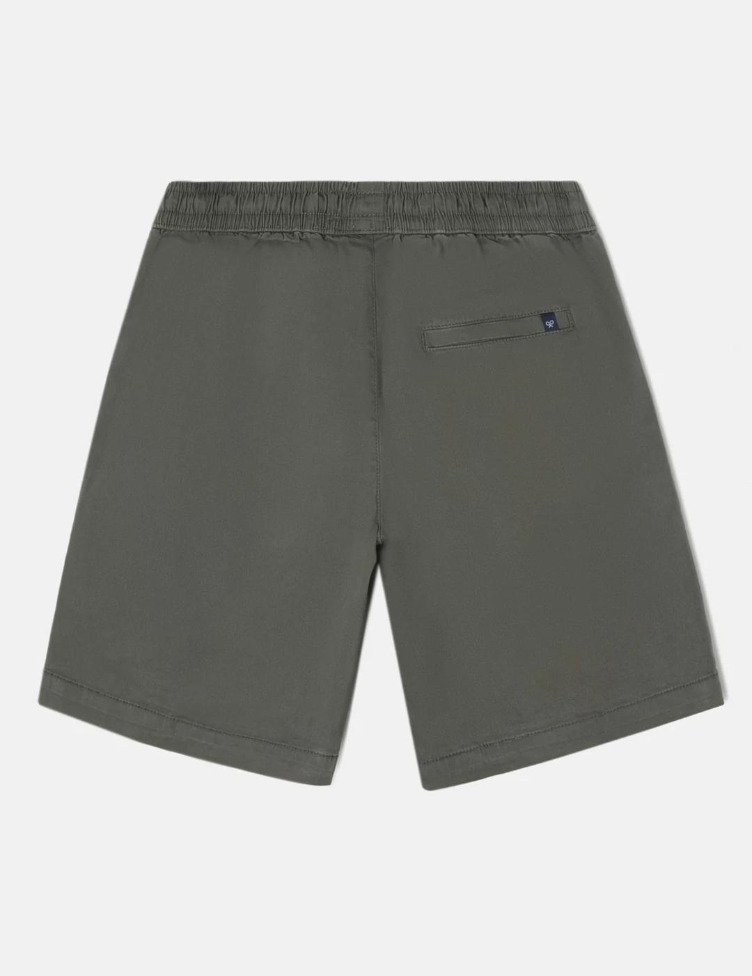 SILBON BERMUDA JOGGER VERDE OSCURO