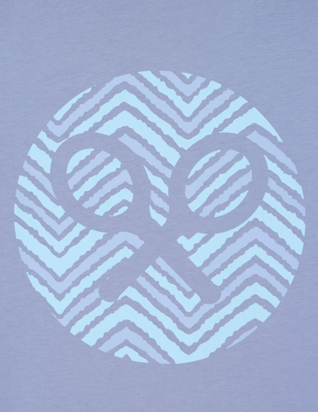 SILBON CAMISETA AZUL ETNICA TRASERA RAQUETA