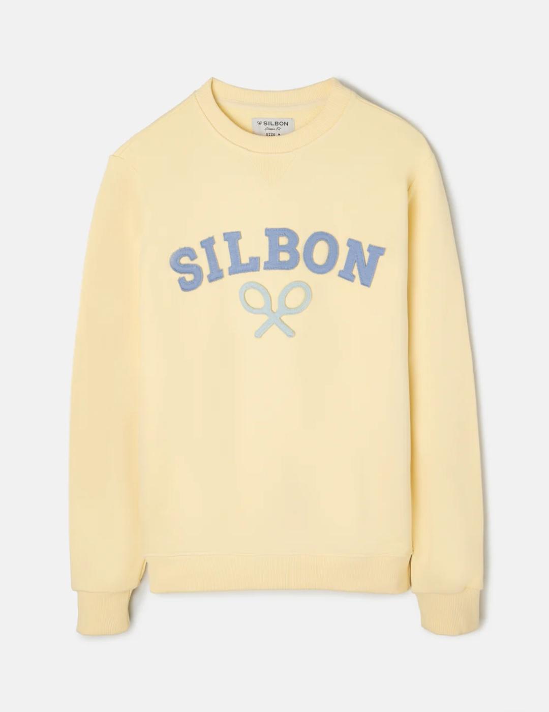 SILBON SUDADERA AMARILLA RAQUETA