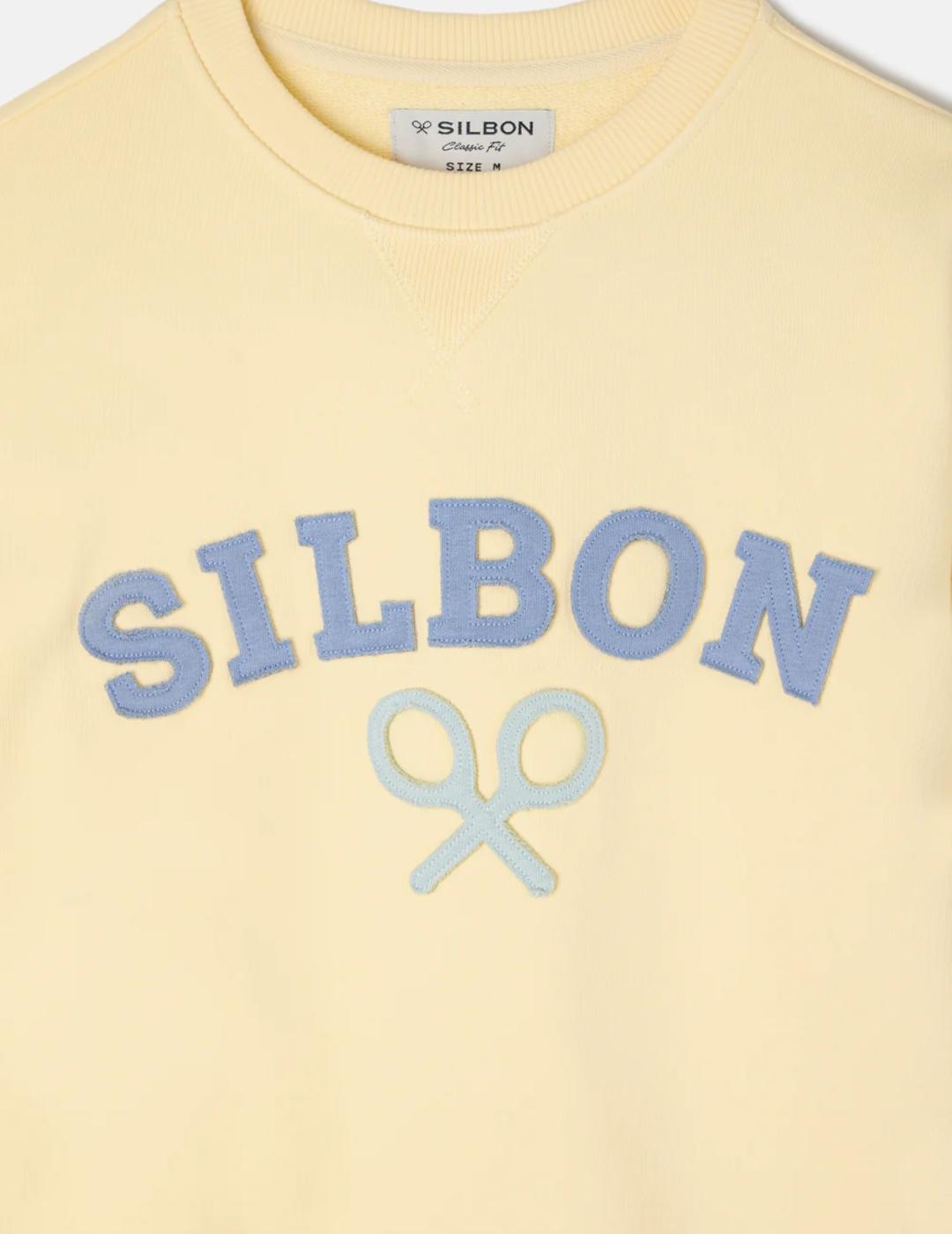 SILBON SUDADERA AMARILLA RAQUETA