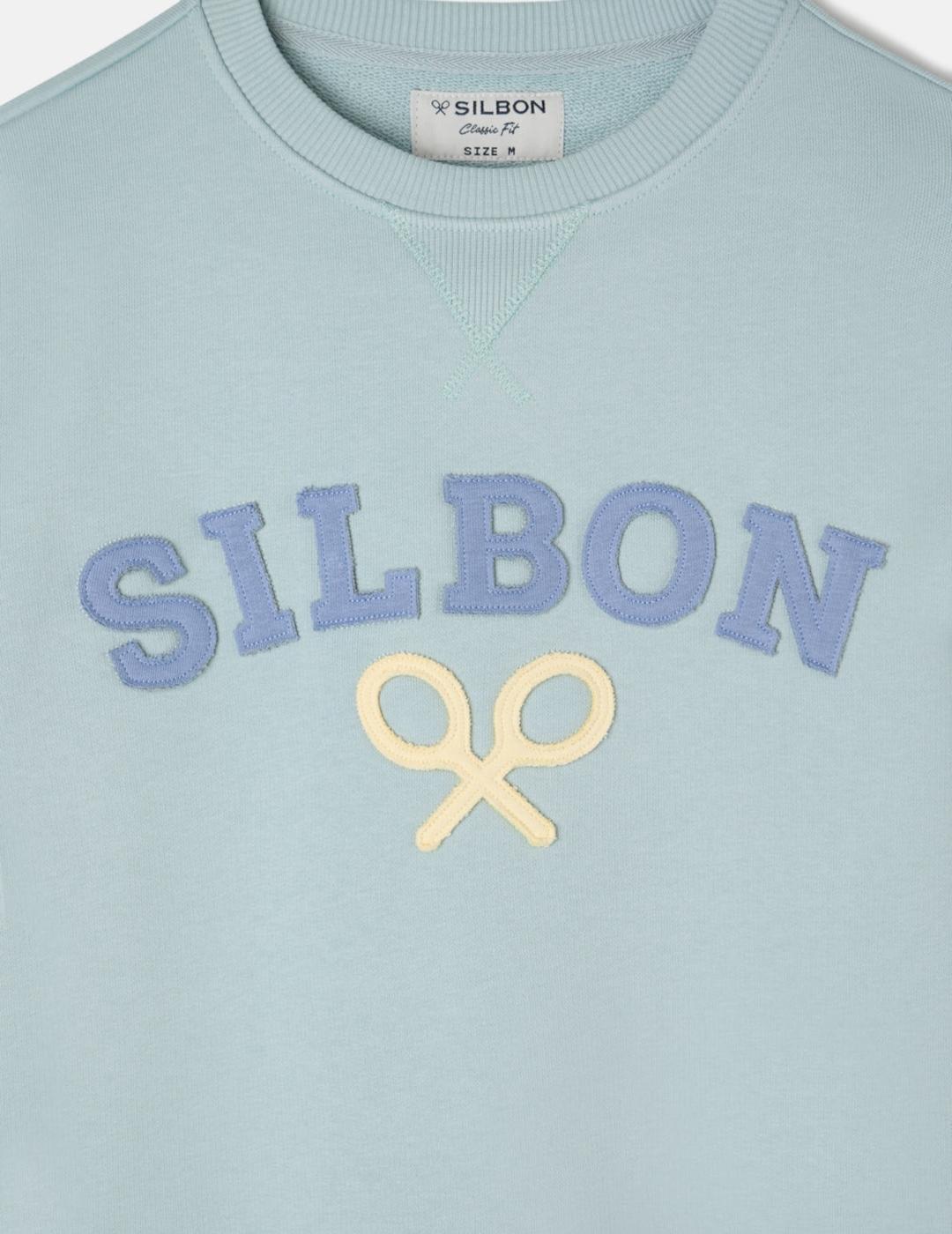 SILBON SUDADERA VERDE CLARO RAQUETA