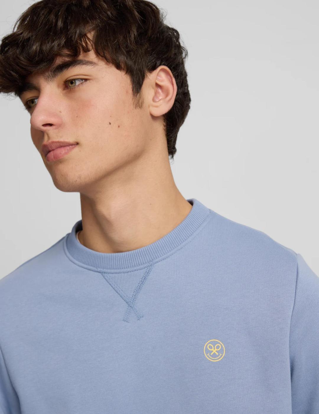 SILBON SUDADERA SMILE BIG AZUL ÍNIGO