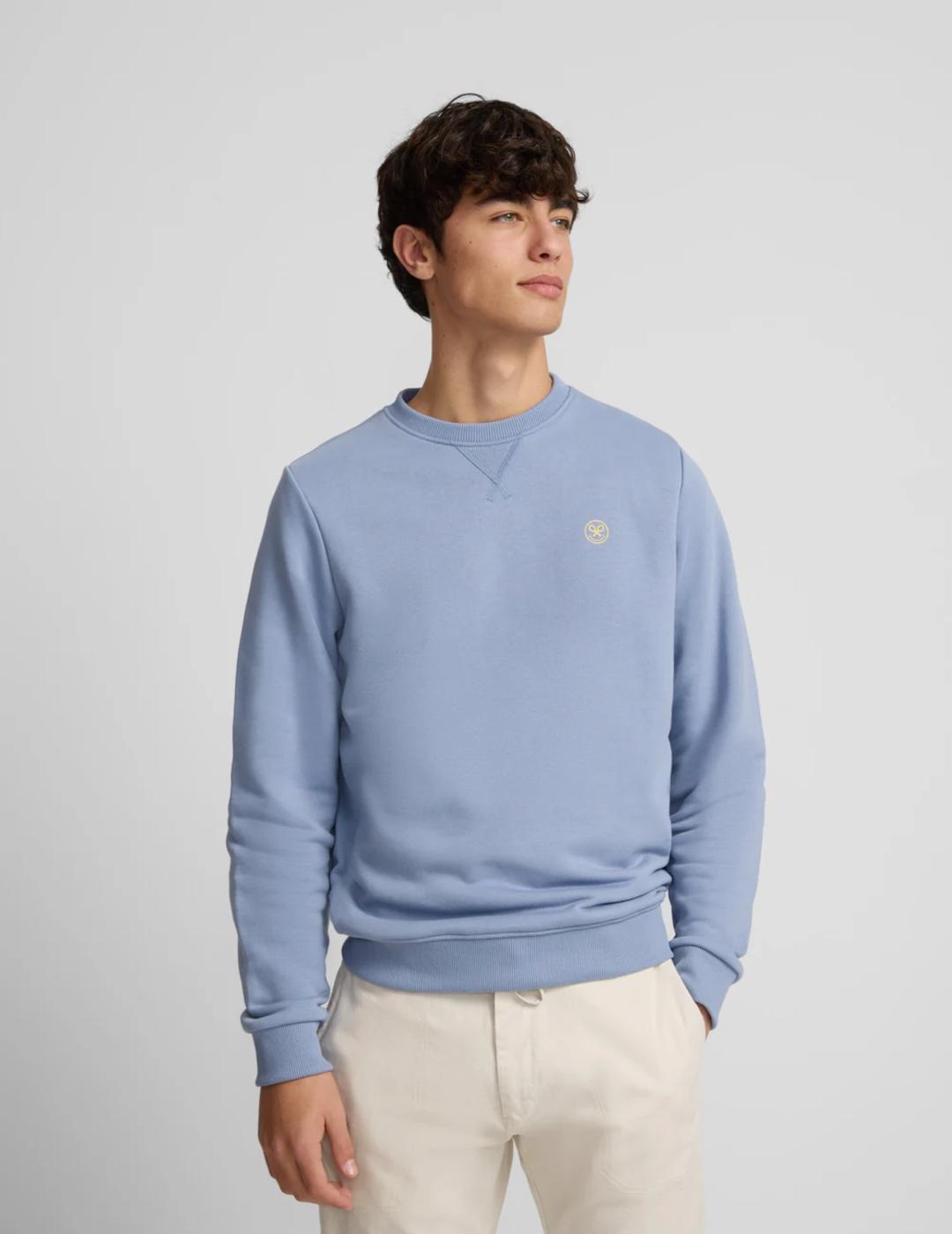 SILBON SUDADERA SMILE BIG AZUL ÍNIGO