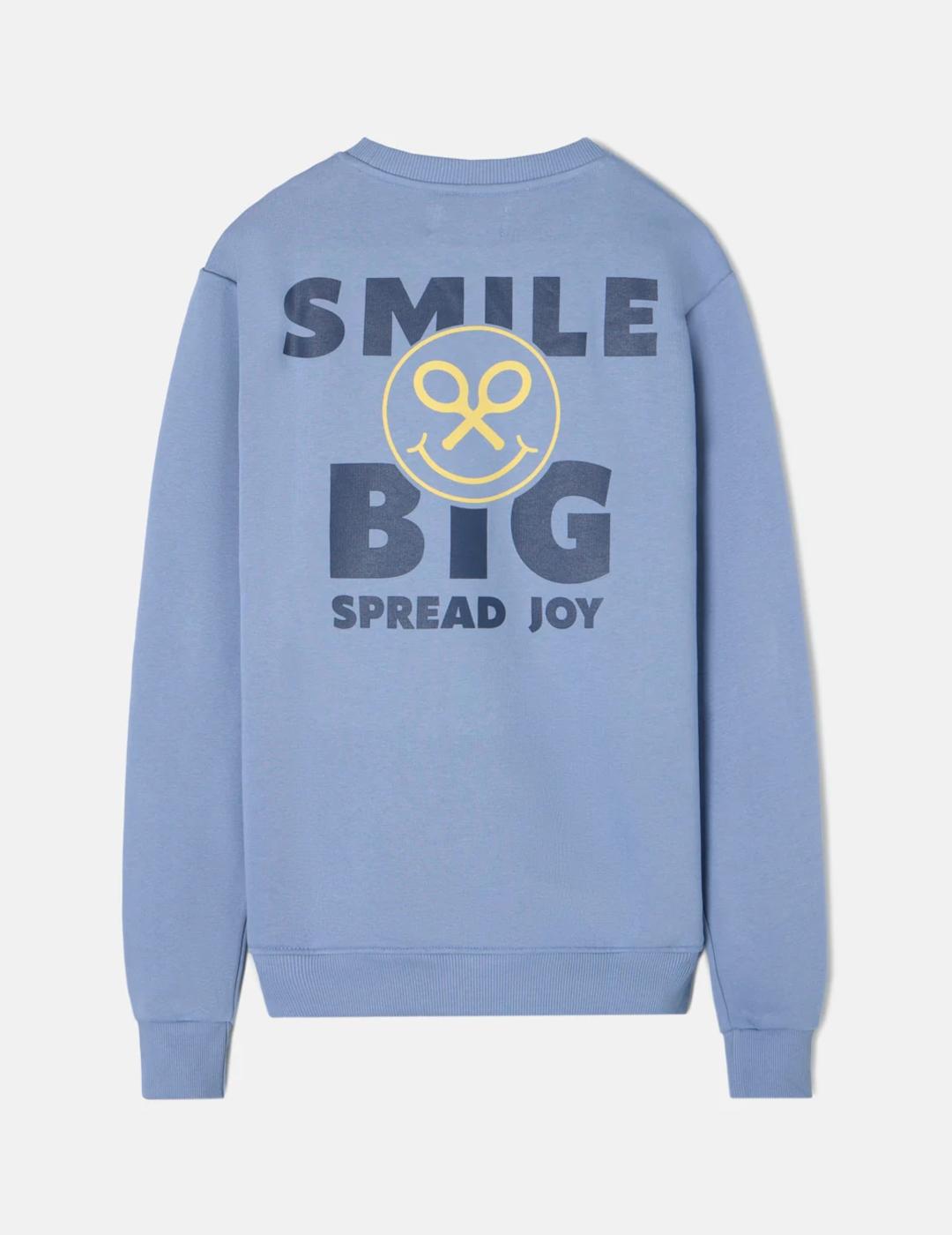 SILBON SUDADERA SMILE BIG AZUL ÍNIGO