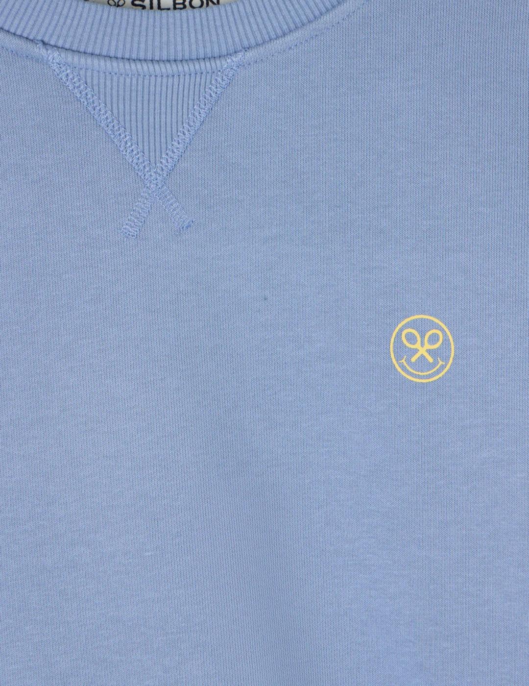SILBON SUDADERA SMILE BIG AZUL ÍNIGO