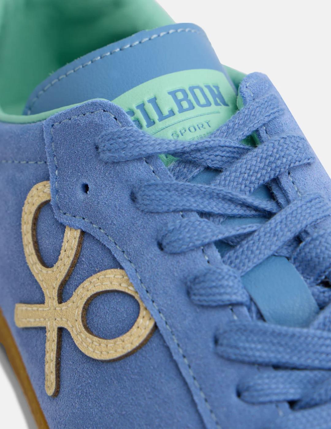 SILBON ZAPATILLA AZUL CLARO RAQUETA