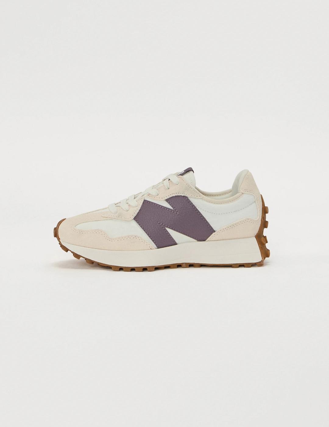 NEW BALANCE ZAPATILLA 327 BLANCA LILA