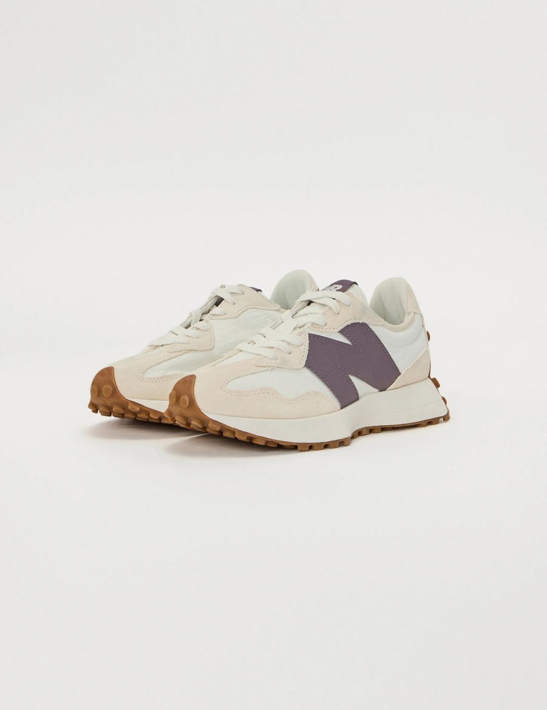 NEW BALANCE ZAPATILLA 327 BLANCA LILA
