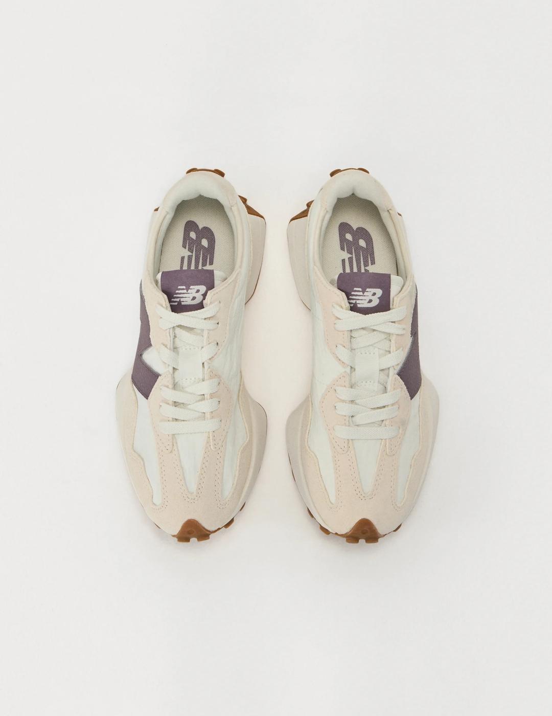 NEW BALANCE ZAPATILLA 327 BLANCA LILA