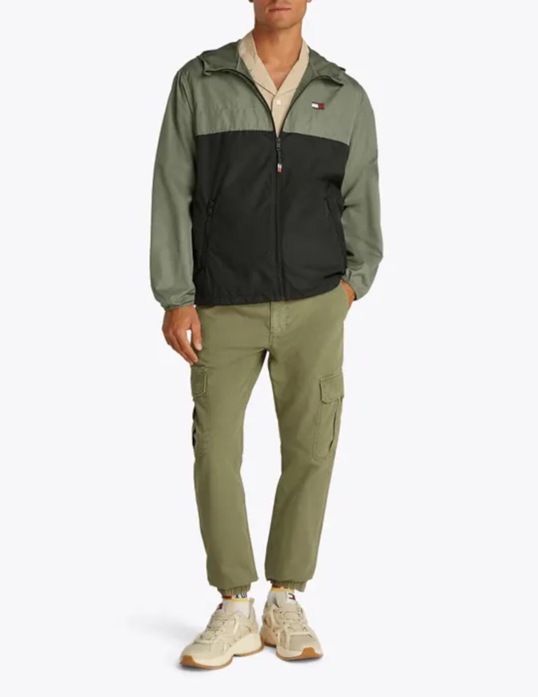 TOMMY CHAQUETA VERDE NEGRO CHICAGO