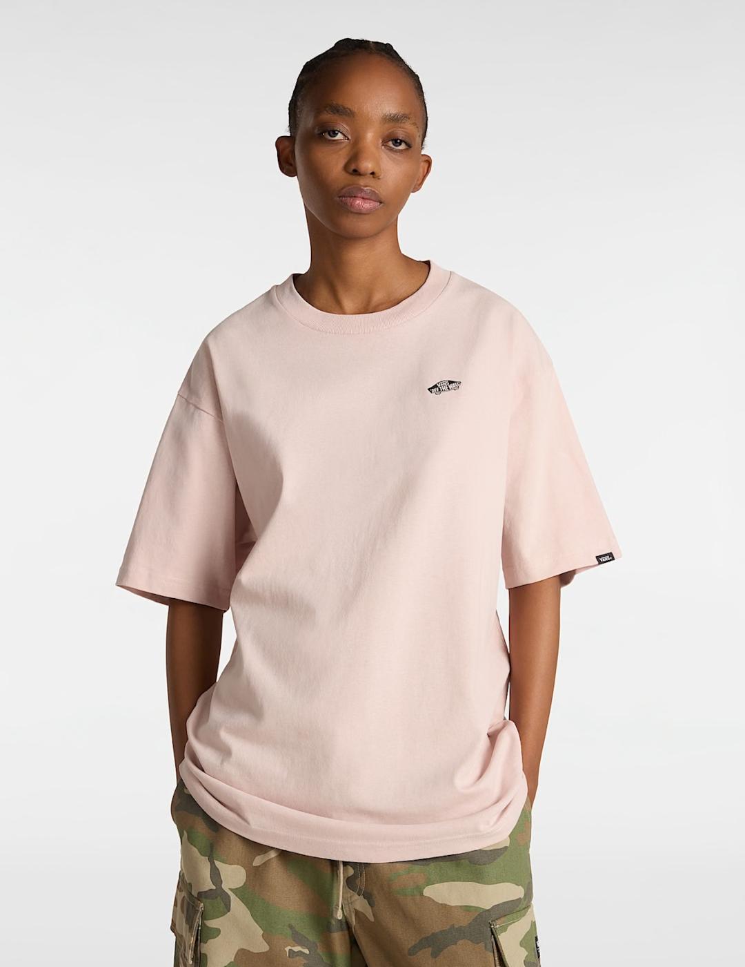 VANS CAMISETA STYLE 76 II ROSA