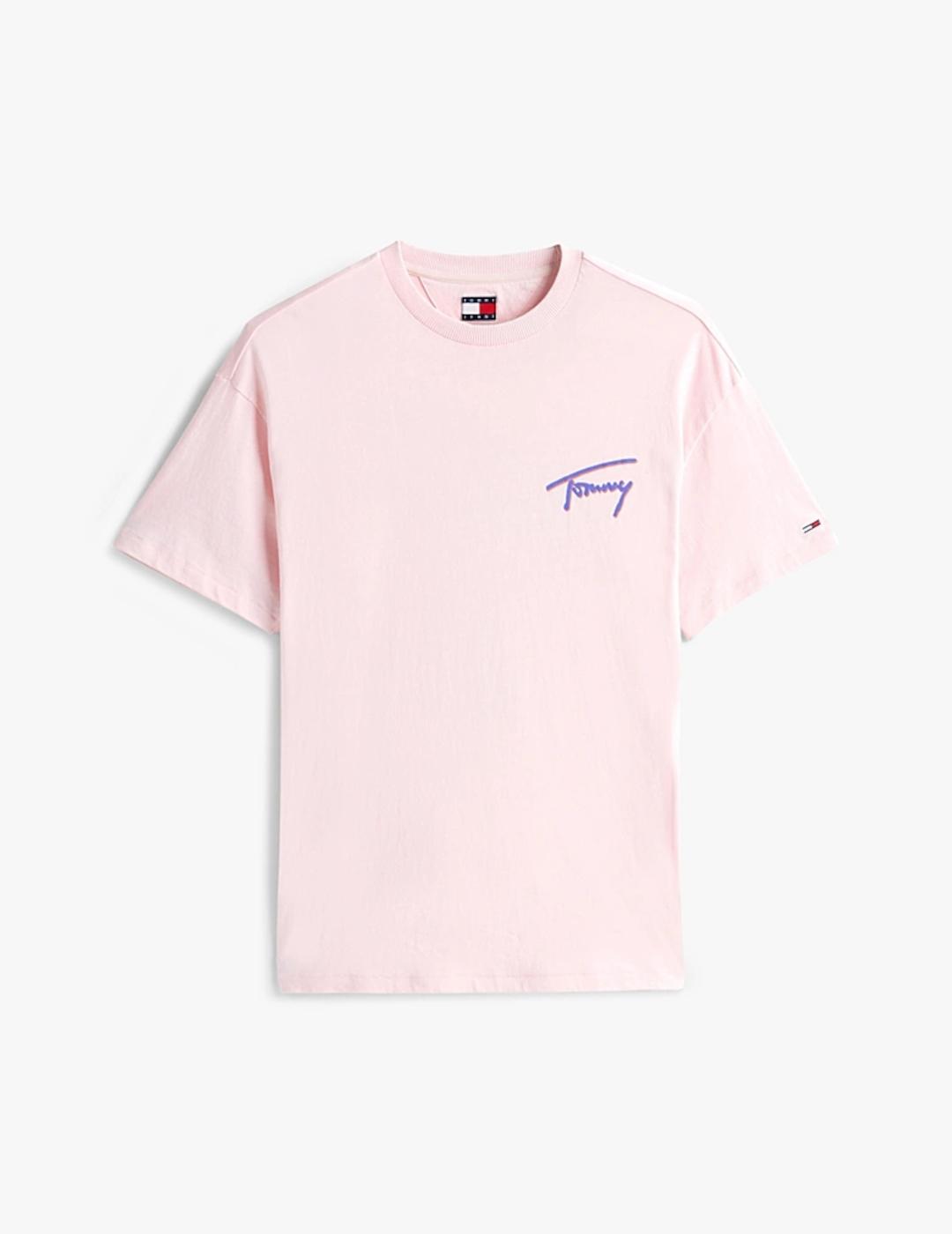 TOMMY CAMISETA FADDE GRAPHIC ROSA