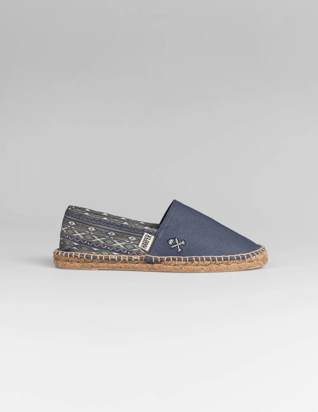 HARPER ESPADRILES ETHNIC AZUL LAVADO