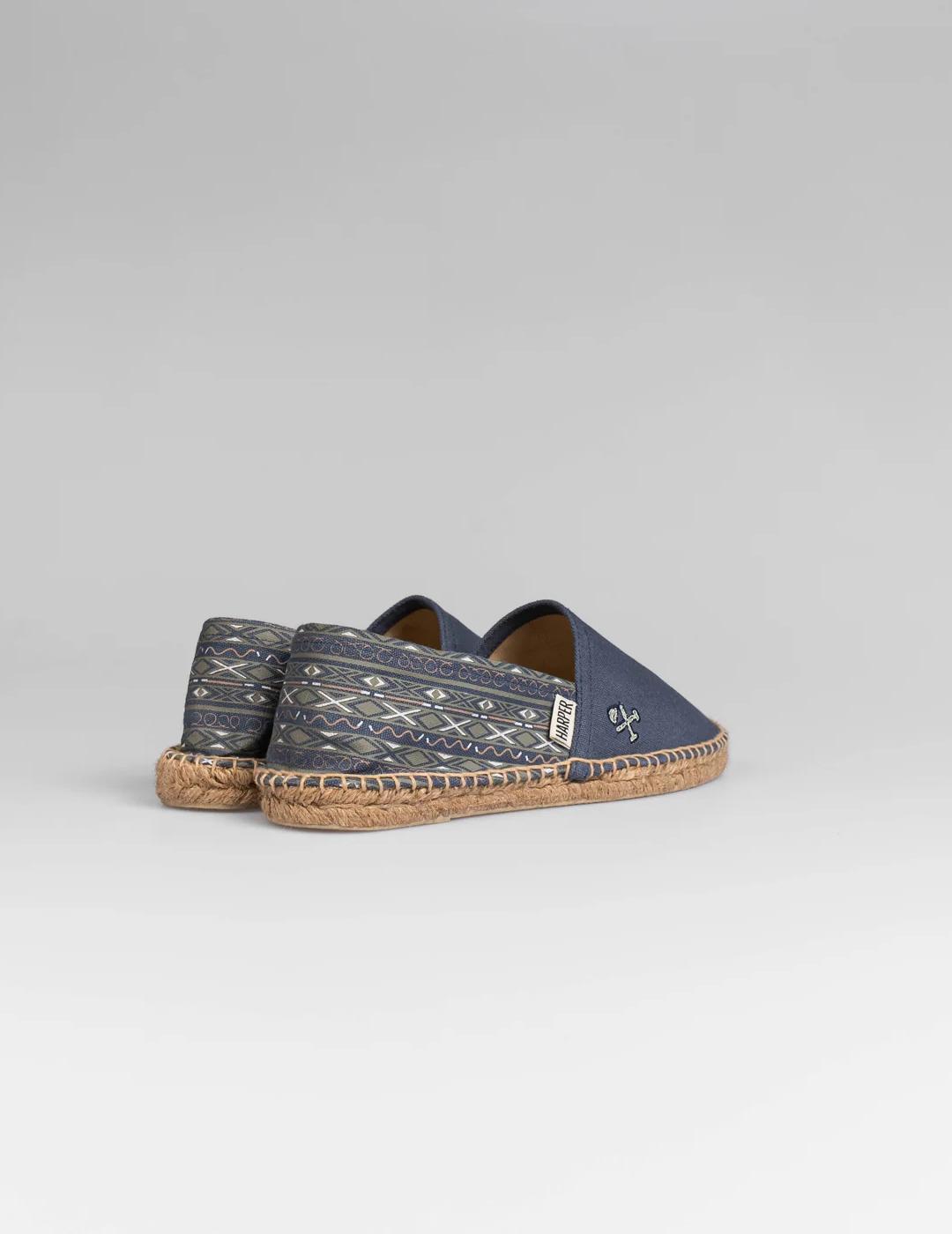 HARPER ESPADRILES ETHNIC AZUL LAVADO