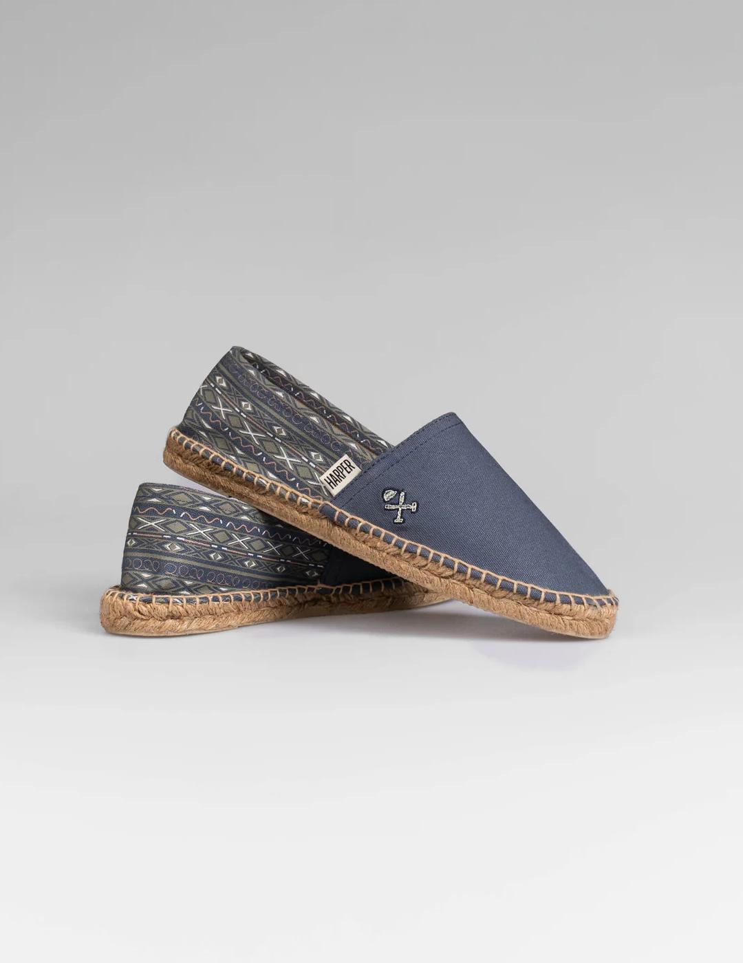 HARPER ESPADRILES ETHNIC AZUL LAVADO