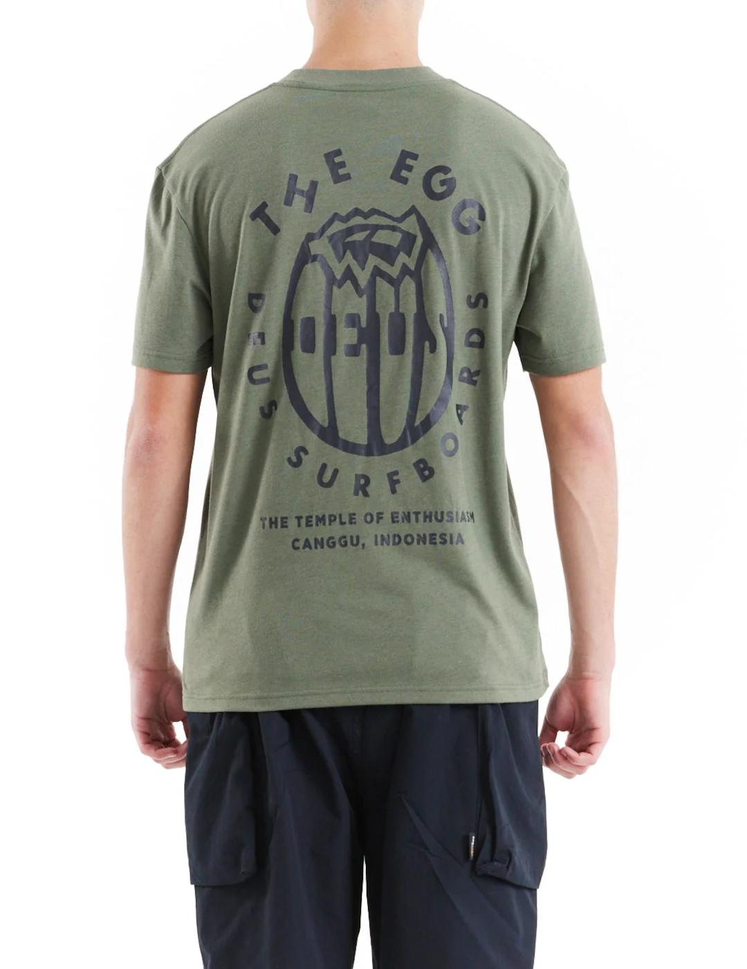 DEUS CAMISETA VERDE THE EGG