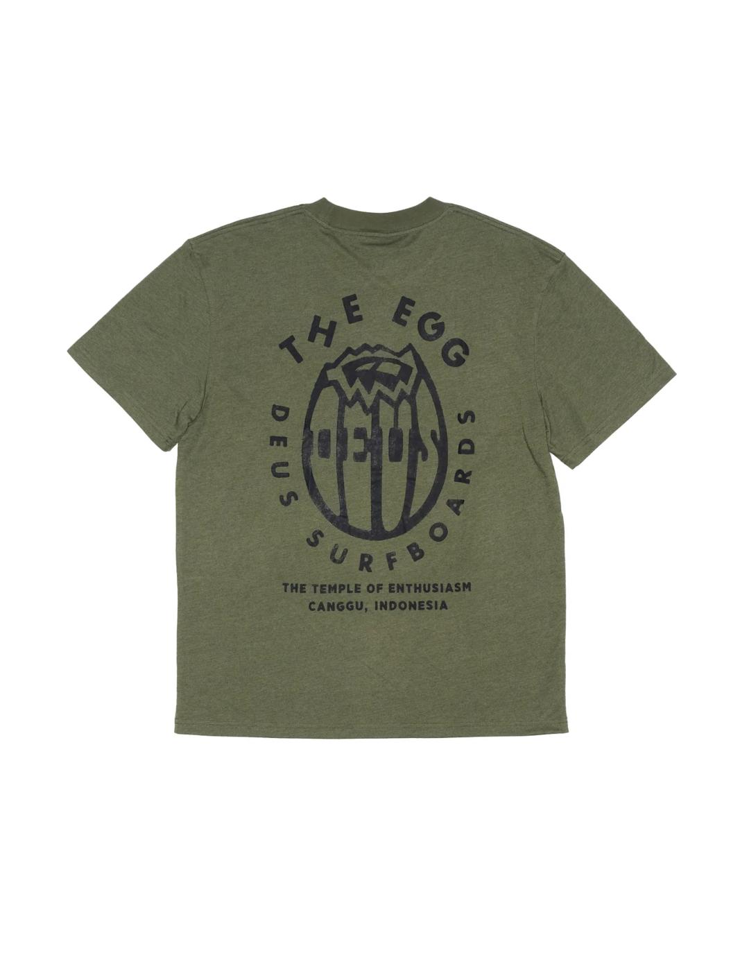 DEUS CAMISETA VERDE THE EGG
