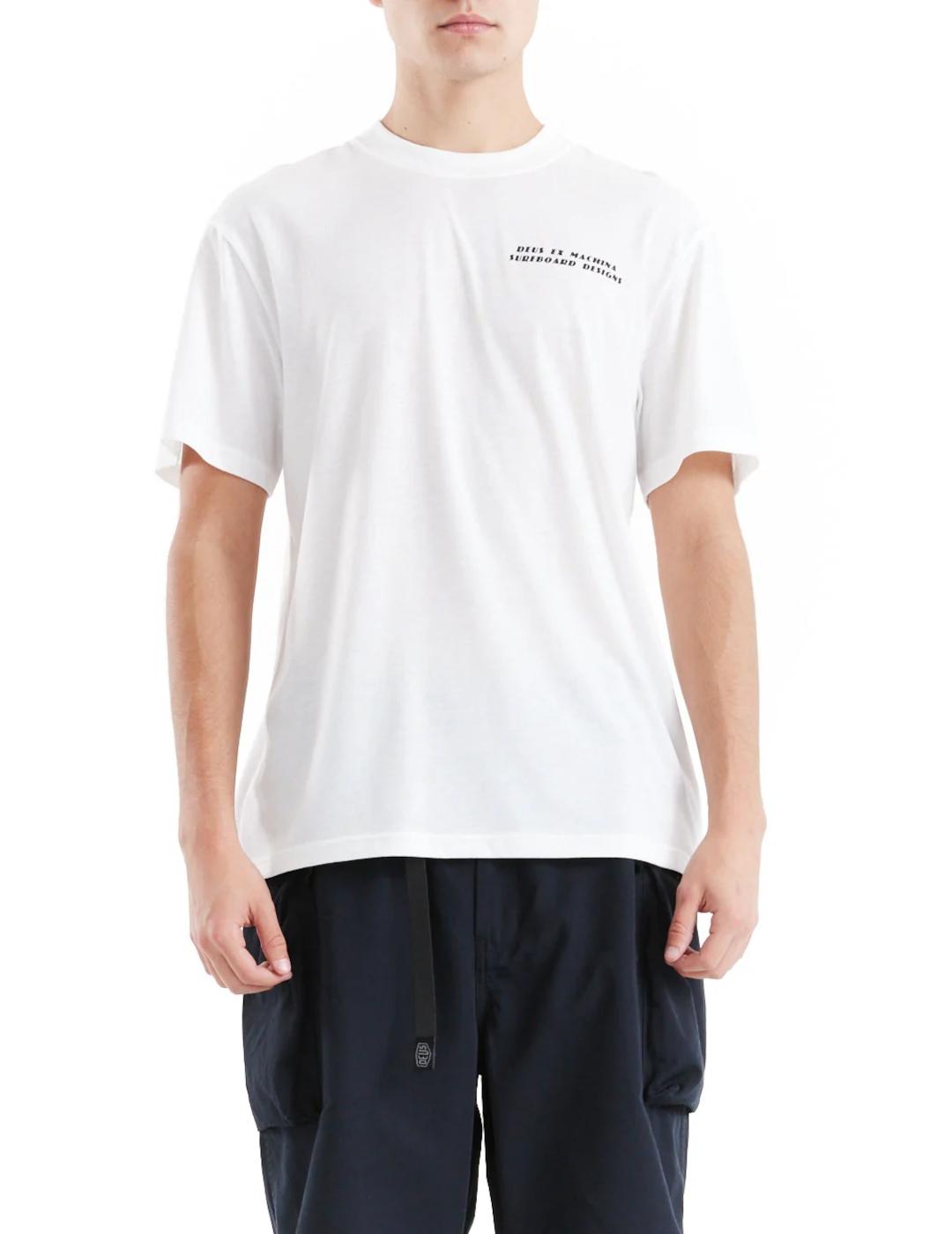 DEUS CAMISETA BLANCA THE GLIDER