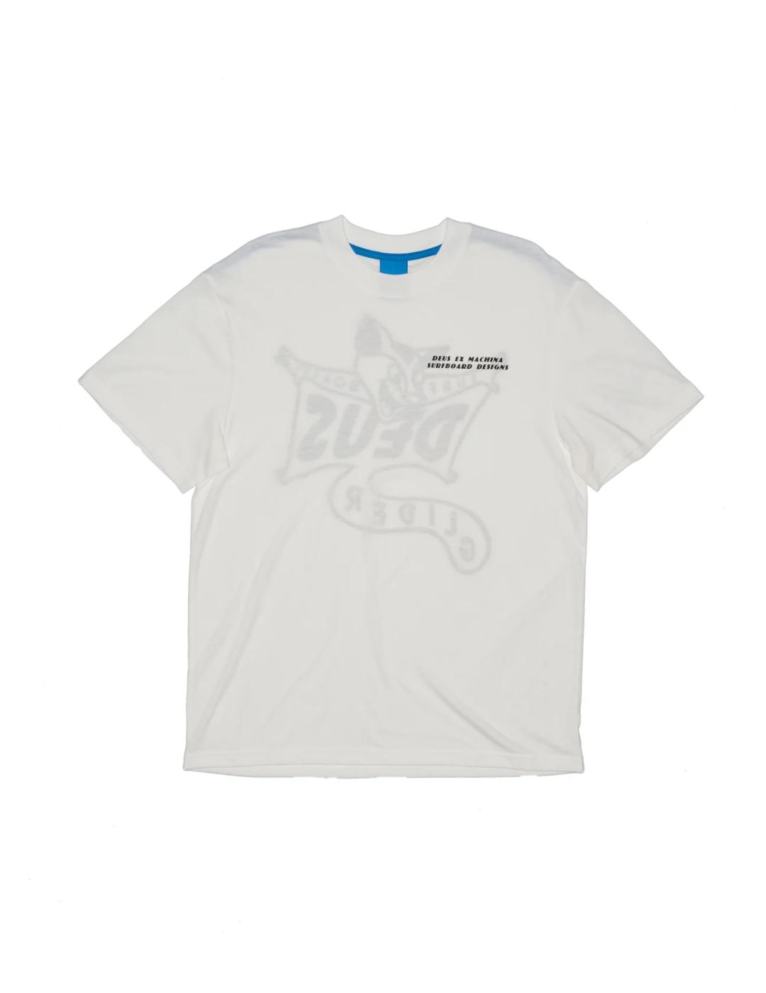 DEUS CAMISETA BLANCA THE GLIDER