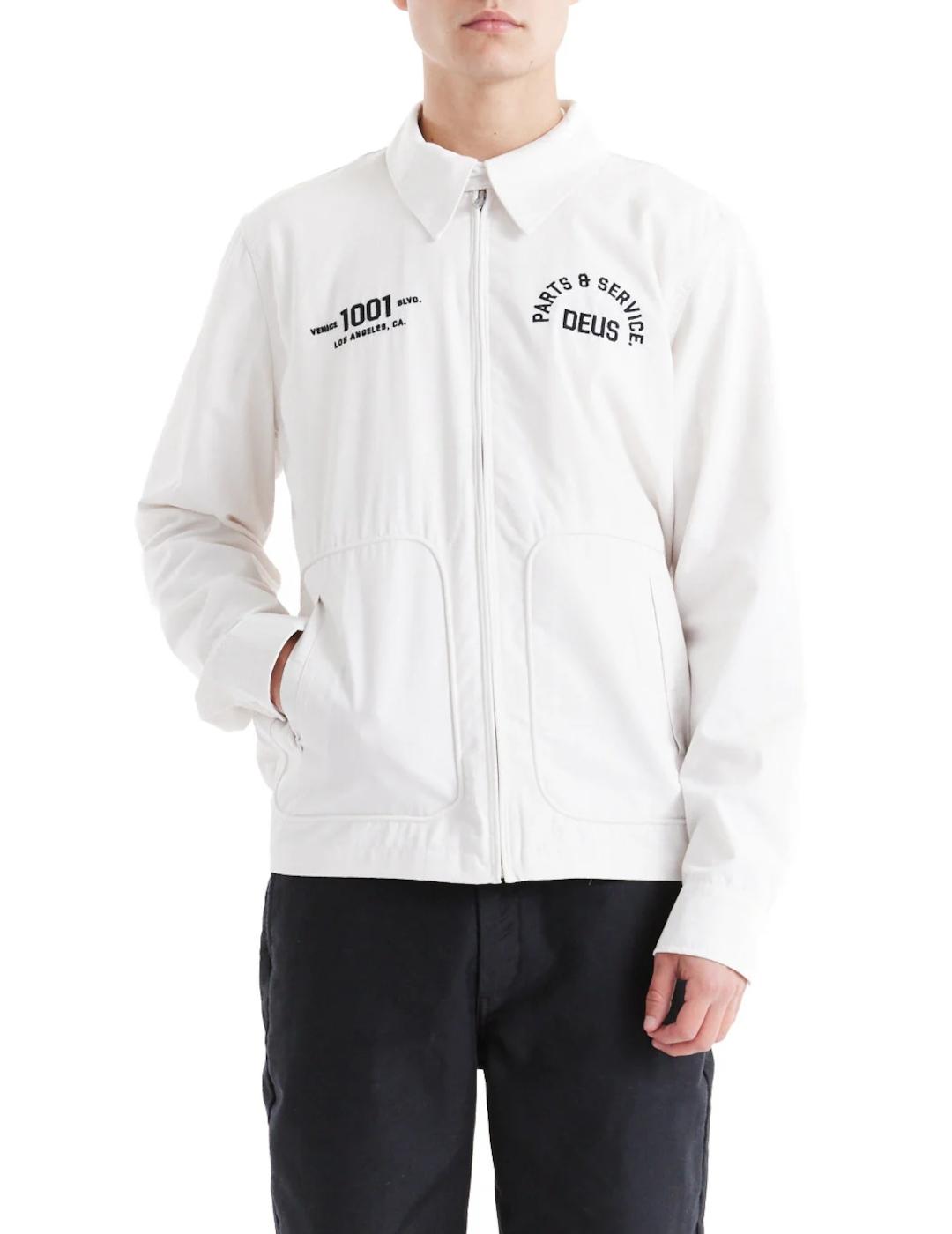 DEUS CHAQUETA BLANCA TELLER DRIZZLER