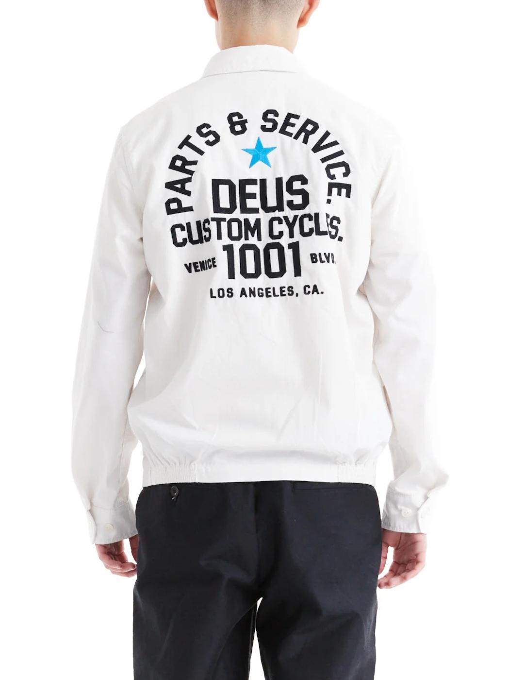 DEUS CHAQUETA BLANCA TELLER DRIZZLER