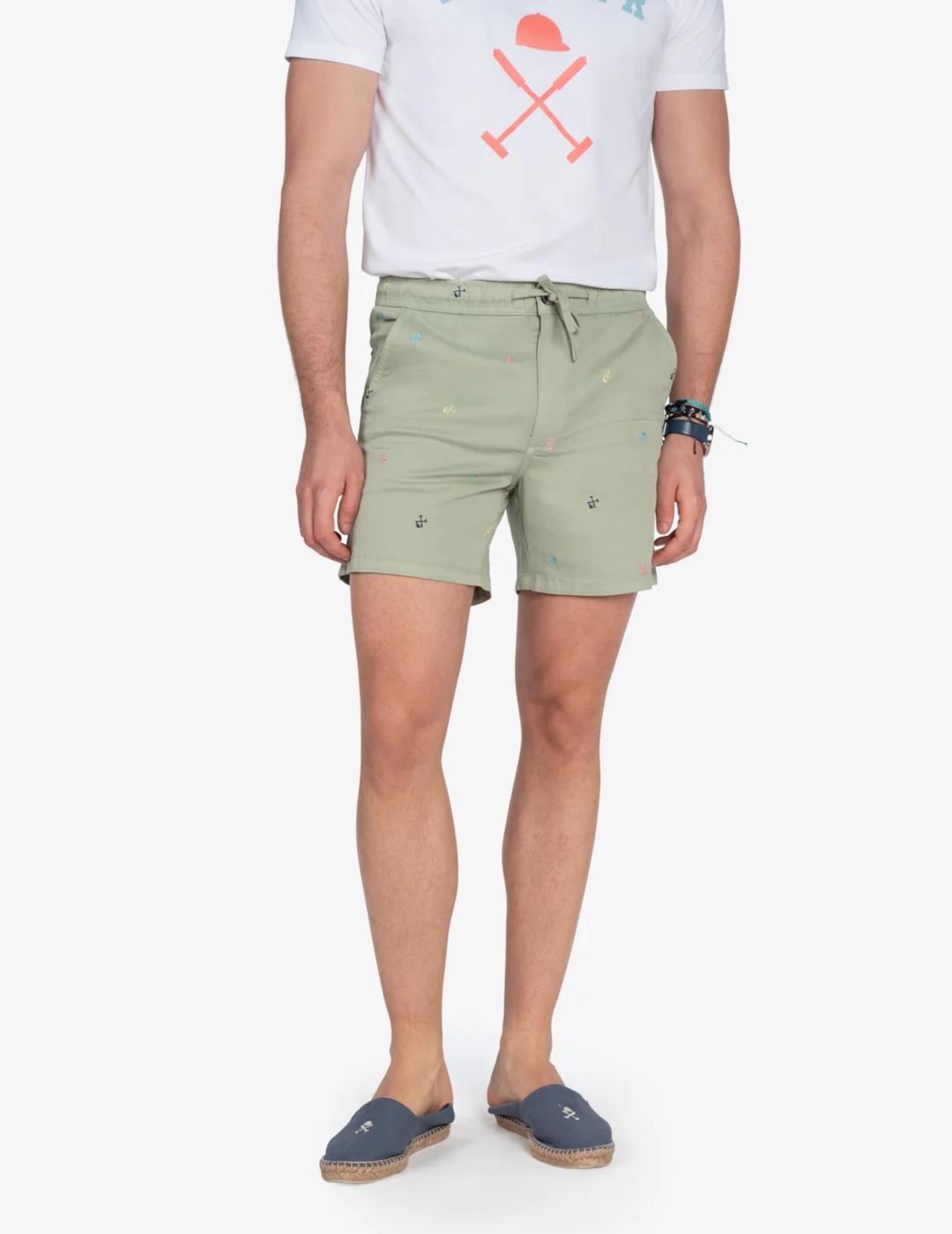 HARPER BERMUDA SUNSET VERDE MILITAR