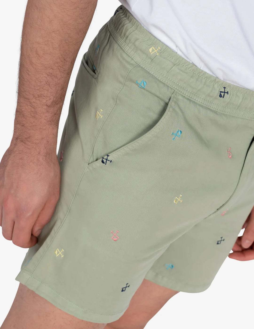 HARPER BERMUDA SUNSET VERDE MILITAR