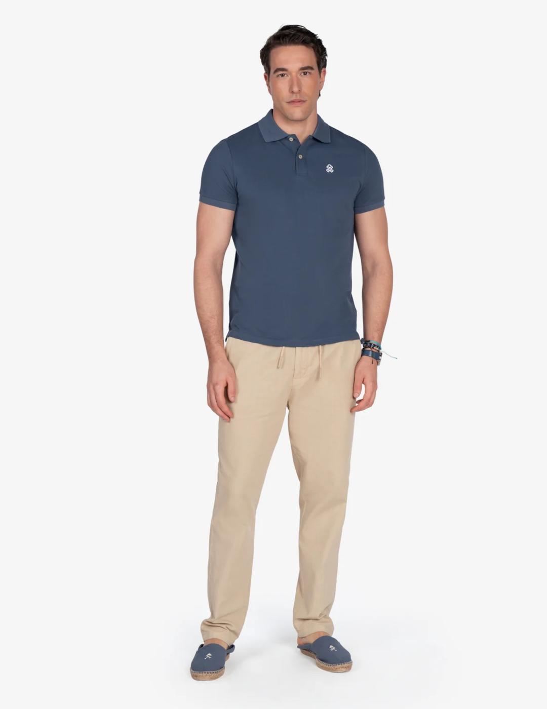 HARPER POLO BLUE WASH RETRO
