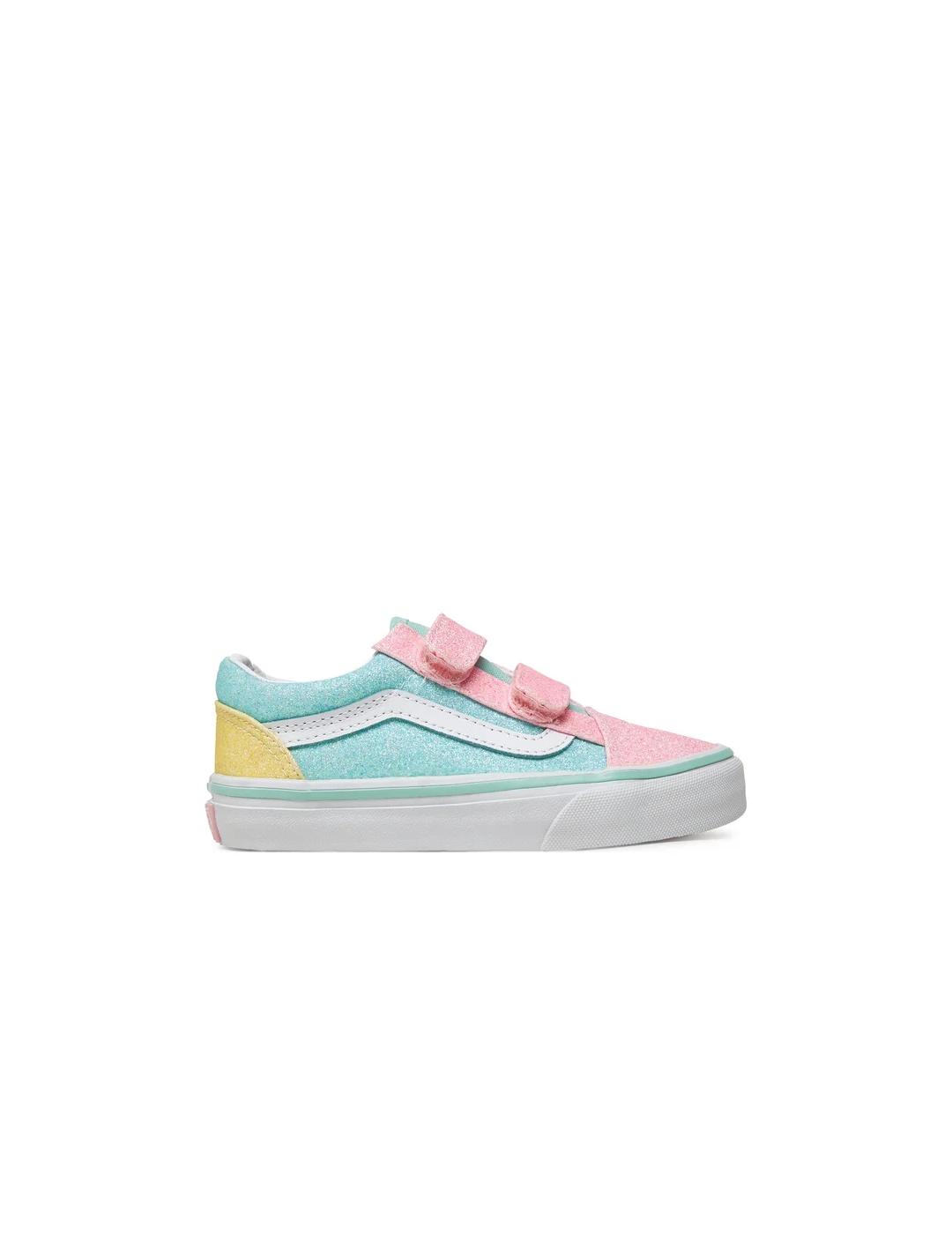 VANS ZAPATILLA NIÑO GLITTER MULTICOLOR
