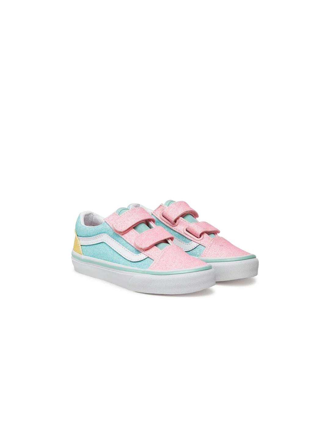 VANS ZAPATILLA NIÑO GLITTER MULTICOLOR