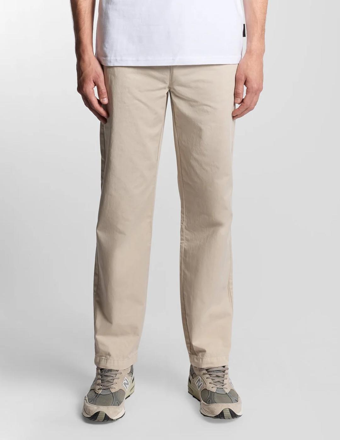 LYLE&SCOTT CHINO BEIGE TAPERED DRAWSTRING