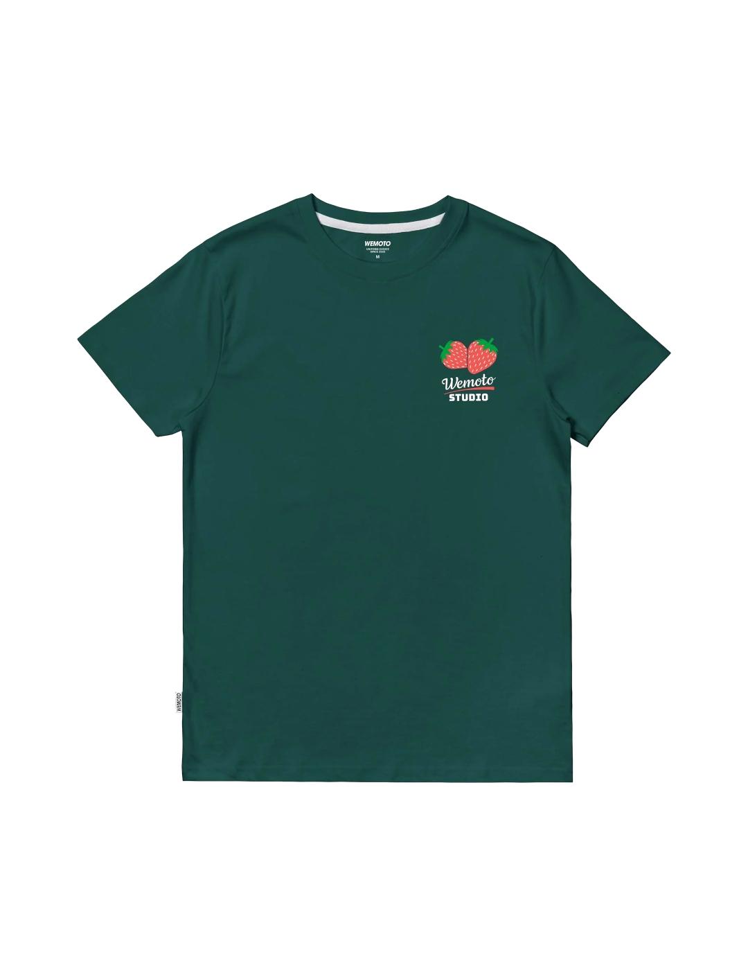 WEMOTO CAMISETA VERDE STRAWBERRY