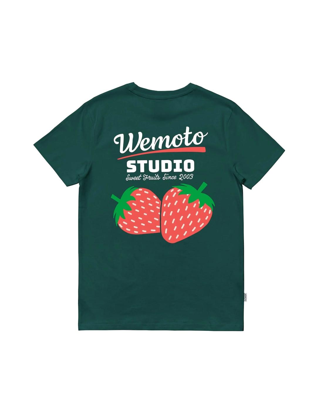 WEMOTO CAMISETA VERDE STRAWBERRY
