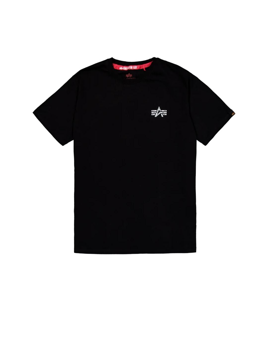 ALPHA CAMISETA NEGRA SIGNATURE PRINT