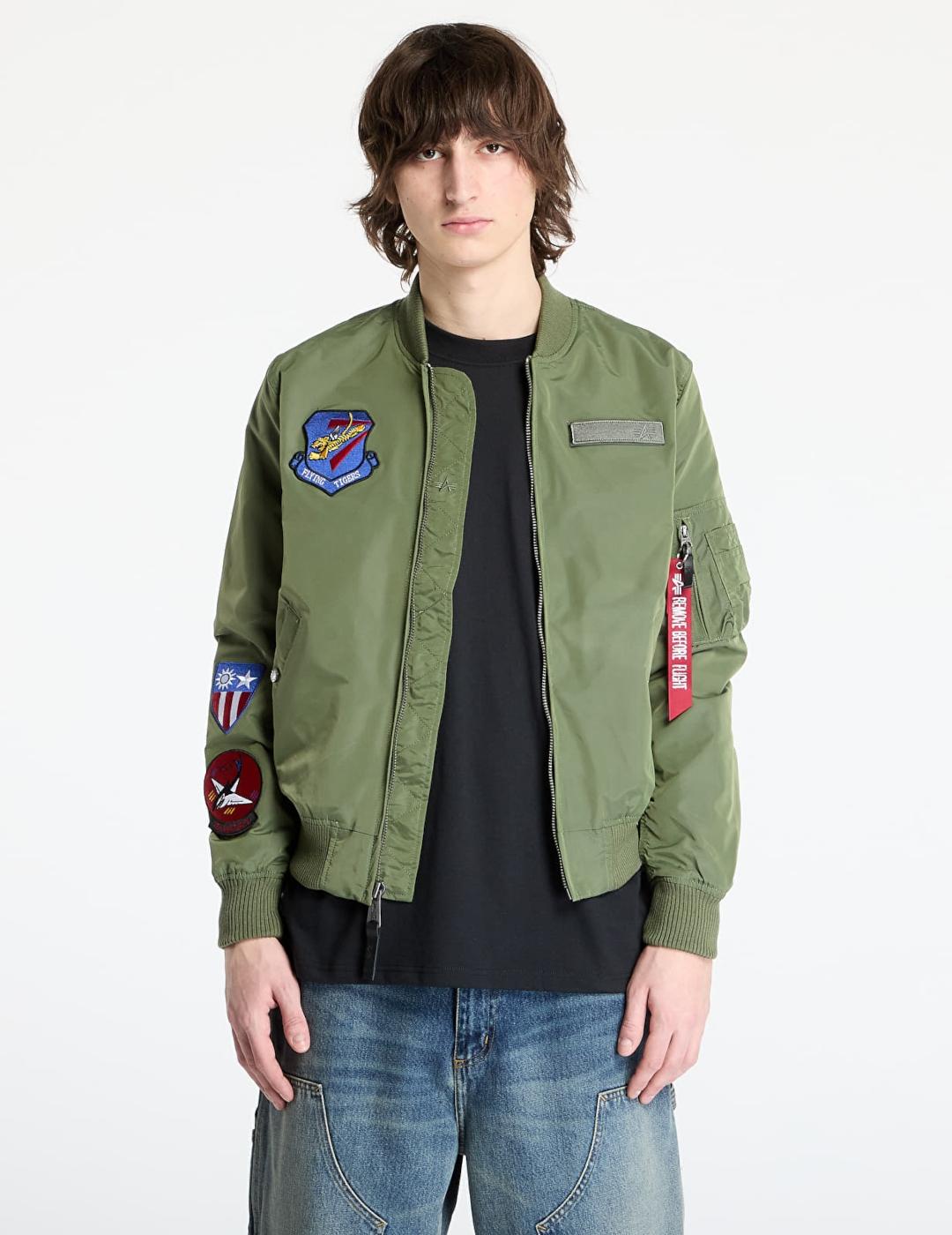 ALPHA BOMBER VERDE FLYING TIGERS MA-1