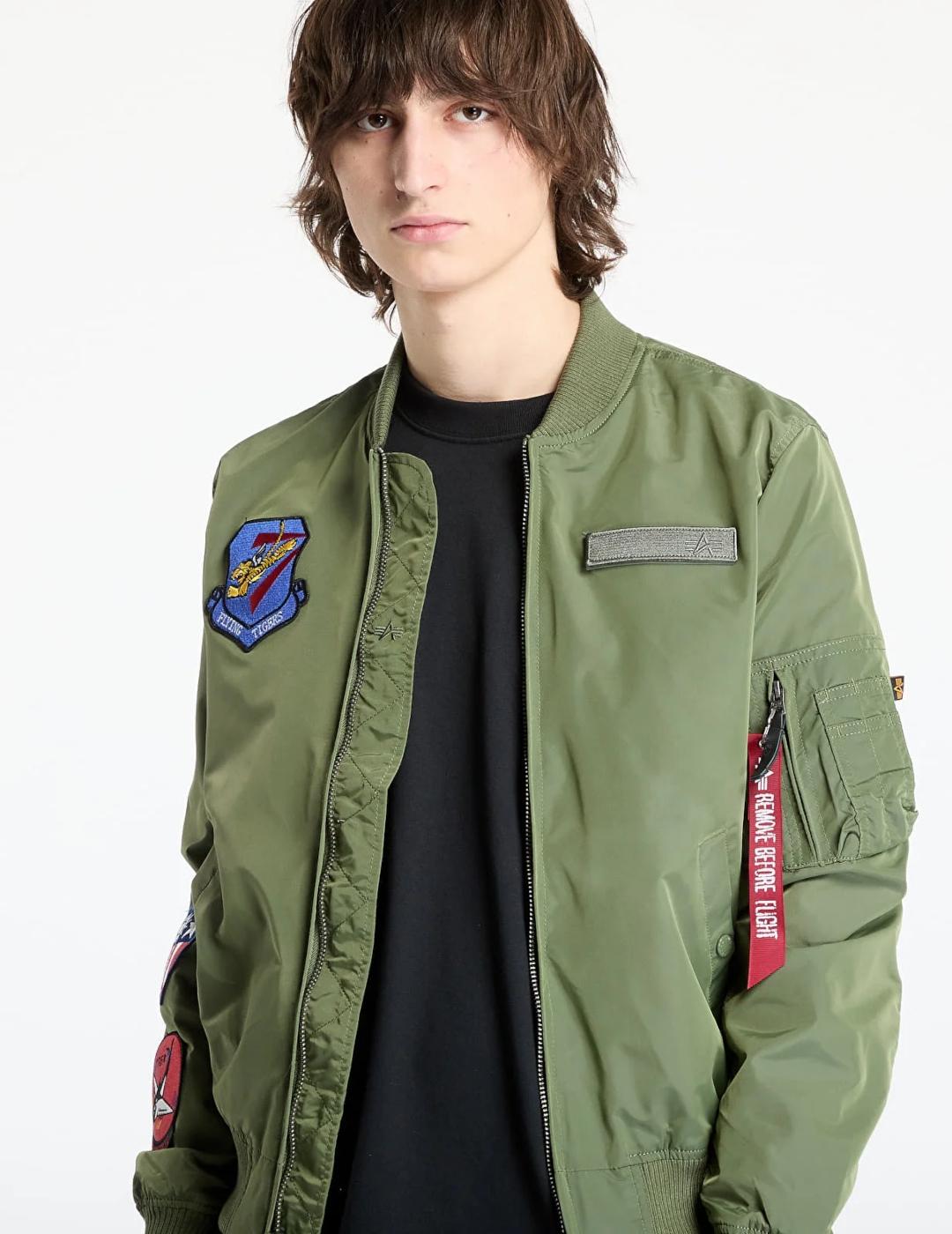 ALPHA BOMBER VERDE FLYING TIGERS MA-1